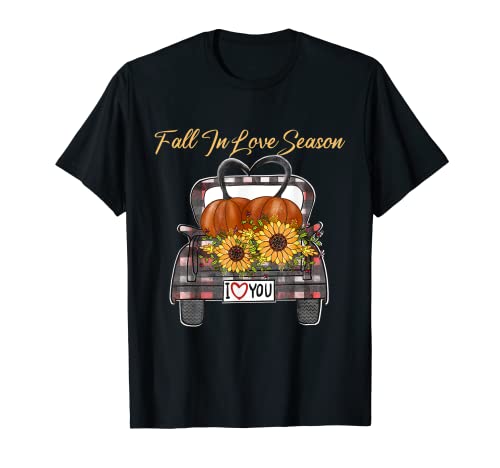 Happy Fall Y'all Its Fall Yall Shirt Women Pumpkin Sunflower T-Shirt