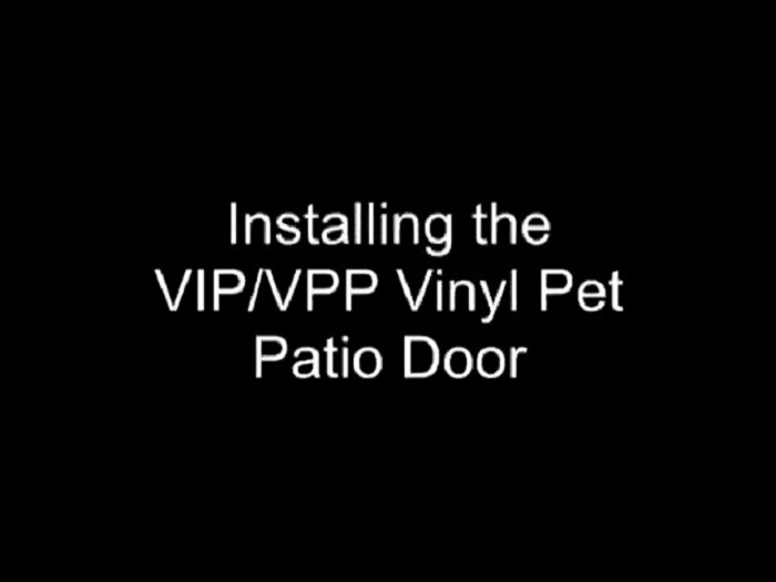 Ideal Pet VIP VINYL Pet Patio Door with Dual Pane Glass and 3-Part Flexible Flap. Fits1 ½” -1 ¾” VINYL Patio Track Width… - Image 3