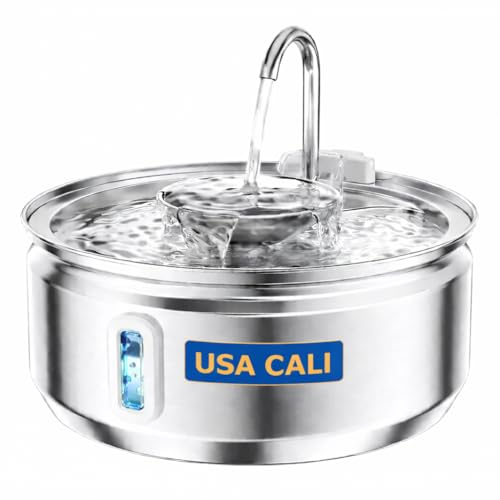 Fuente automática para mascotas de acero inoxidable 3.2L