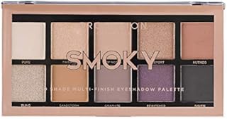 Profusion Cosmetics Smoky 10 Shade Eyeshadow Palette, Multicolour