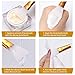 LORMAY Jelly Brush | 2 Pcs Silicone Face Mask Brushes | Facial Applicators for Even Coverage | Skincare Enhancer | Soft Silicone | Transparent Handles | All Skin Types | Kbeauty Accessory