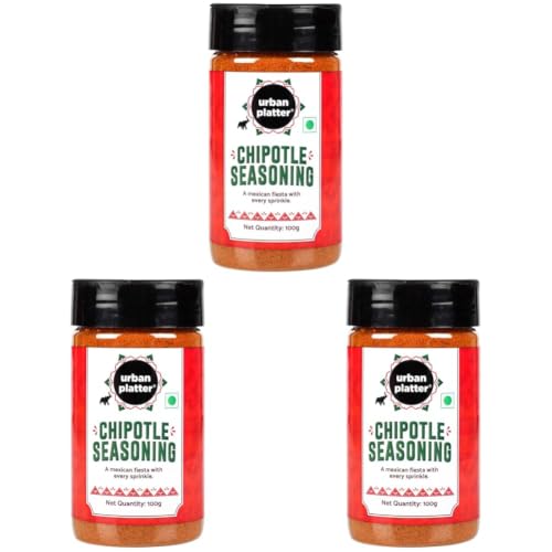 Image of Urban Platter Mexican Chipotle Seasoning, 100g (Authentic Mexican Style Seasoning for Fries, Appetizers, dips and More) (Pack of 3)