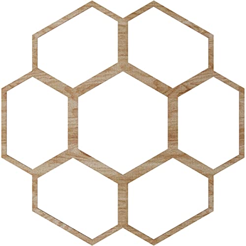 Image of Ekena Millwork 32 inchOD x 13 5 /8 inchID x 1 /4 inchT Florin Wood Fretwork Pierced Ceiling Medallion, Red Oak