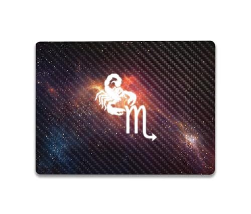 Image of MightySkins Carbon Fiber Skin Compatible with Microsoft Surface Laptop Go 3 (2023) Full Wrap Kit - Scorpio | Protective, Durable Textured Carbon Fiber Finish | Made in The USA