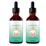 2 PCS Gum Repair Drops,Daily Gum Care & Restoration Treatment for Receding Gums,Soothe Sensitive Areas,Strengthen Gums,Promote Gum Regrowth and Maintain Firm