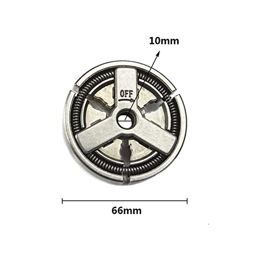 SEEDDFF Kettensägen-Kupplungstrommel-Kit for 4500 5200 5800 Kettensägenkupplung 66 x 10 mm Kettensägenteile – Bild 3