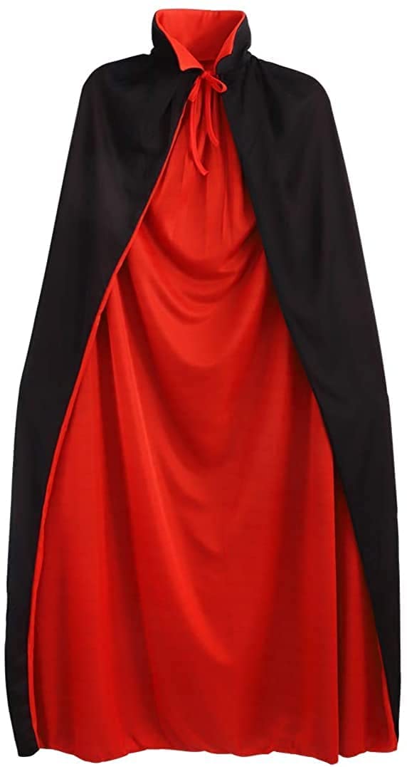 Partysanthe Black and Red Reversible Vampire Dracula Cape For adults 1 Pcs 140cm size (B0BGLWFP81) Amazon Price History, Amazon Price Tracker