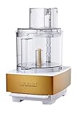 Cuisinart DFP-14WGY 14-Cup Food Processor, White/Gold