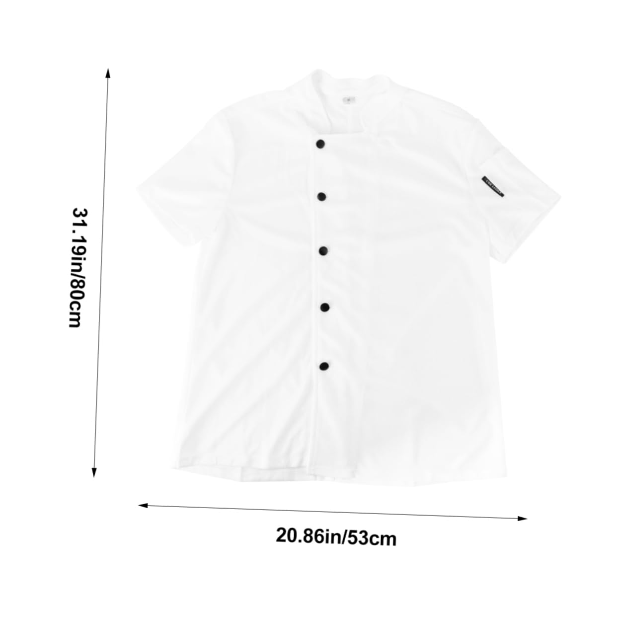 BRIGHTFUFU 1pc Breathable Short Sleeve Chef Tank Code Men's Chef Uniform Breathable Cook Shirt for Men Chef Jacket Hotel Restaurant Kitchen Wear