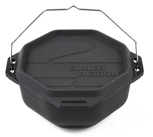 EMBER DESIGN ACO DUTCH OVEN Aluminum Dutch Oven with Ceramic Coating