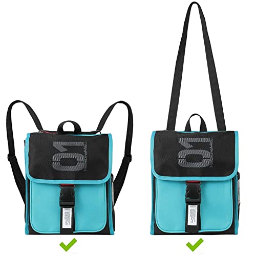 Image of FIREFIRST x Hatsune Miku & Kagamine Rin /Len Anime Backpack-Green | Hatsun Miku Merch,Includes Character Card,Adjustable Straps Convert into a Backpack or Crossbody Bag