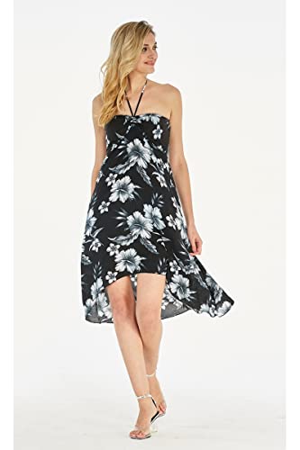 Image of Hawaii Hangover Family Matching Hawaiian Clothes, Midnight Bloom | Family matching Hawaiian outfits, Midnight Bloom, lightweight rayon, machine washable, tropical floral print, luaus, cruises