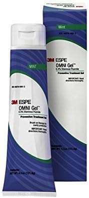 3M Oral Care ESPE 12106M OMNI Gel 0.4% Stannous Fluoride Brush On Gel Refill, Mint Flavor