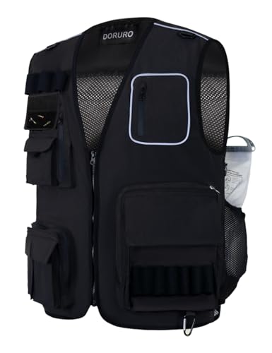 Mens Fishing Vest Adjustable Tactical Vest Summer Mesh Outerwear