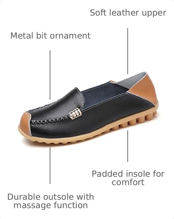 Image of VenusCelia Women's Walking on Clouds Flat Loafer