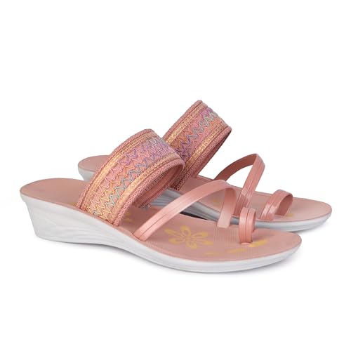Image of Women Stylish & Comfortable Sandals | Lightweight Cushioned Footbed | Anti-Slip Sole, Casual Footwear