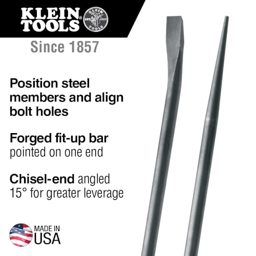 Klein Tools 3246 Round 7/8-Inch x 36-Inch Connecting Bar, Made in USA, Sleever Bar for Aligning, Prying and Chiseling by KLEIN TOOLS - Image 2