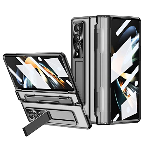 Coque pour Galaxy Z Fold 4 avec film en verre pour le bureau et les voyages