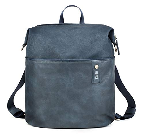 Preisvergleich Produktbild zwei Jana JR14 Rucksack / Umhängetasche 34 cm, Blue (Blau)