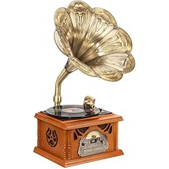 Système de musique rétro nostalgique – Bluetooth – Grammophone – USB – Lecteur CD MP3 – Système compact – Radio – Rétro… - Les Beatles, Paul McCartney, John Lennon, RIngo Starr, George Harrison