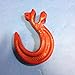 Columbus McKinnon (CM) Hook Foundry Clevlok 3/8"" G100 Painted Orange (475799)