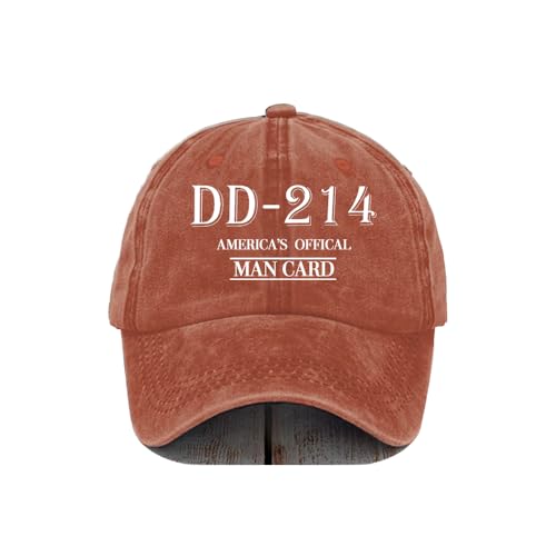 Unisex Dd 214 America's Official Man Card Baseball Cap Veteran Day Gifts Hat