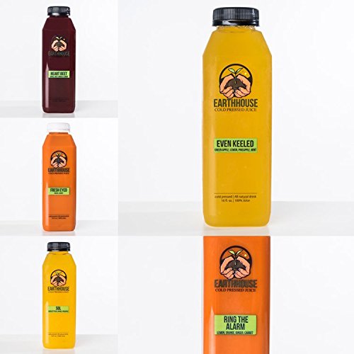 Earthhouse 3 day 5 day Cold Pressed Fruit Juice Bundled