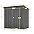 VeroFree 6x4 FT Outdoor Metal Storage Shed with Lockable Door & Floor Frame, Heavy-Duty Garden Tool Shed, Weatherproof Steel Utility Shed for Backyard, Patio, or Lawn Organization