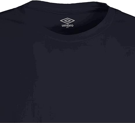 ★UMBRO★ Essential Pocket Short Sleeve T-Shirt Navy UQ123CR Umbro - Short Sleeve Cotton Sports T-Shirt for Sports Gym
