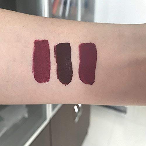 Coosa 3Pcs Of 3 Colors Madly Matte Lipstick Non-Stick Cup Waterproof Lipgloss-Set A #TOP5