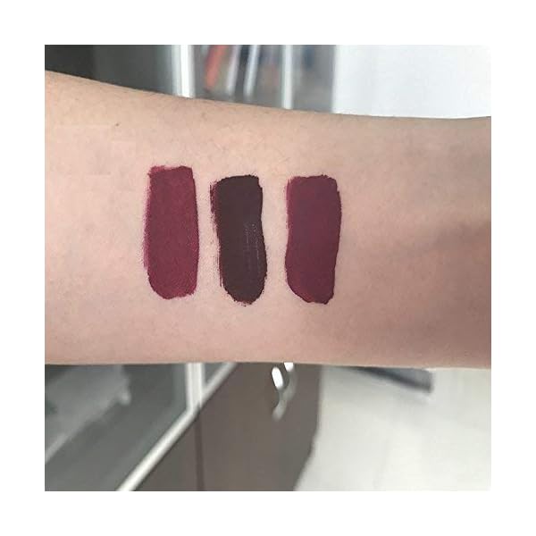COOSA 3PCS of 3 Colors Madly MATTE Lipstick Non-stick Cup Waterproof Lipgloss-Set A