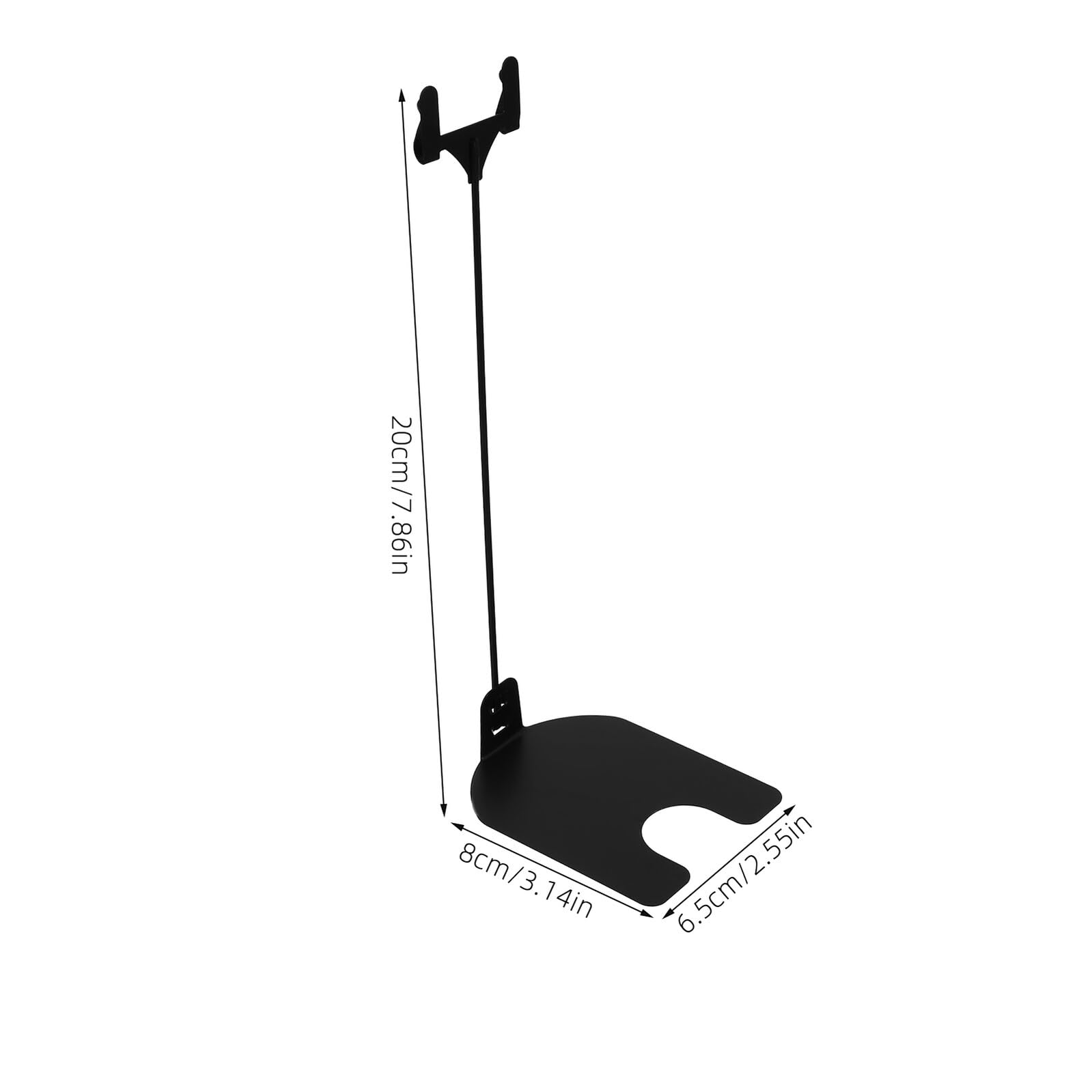 ABOOFAN Set 10 Pezzi Supporti Per Cartellini Prezzi Da Tavolo 20 Cm, Porta Etichette Acrilico Nero Base Stabile, Clip Pubblicitaria Per Negozi, Ristoranti e Supermercati