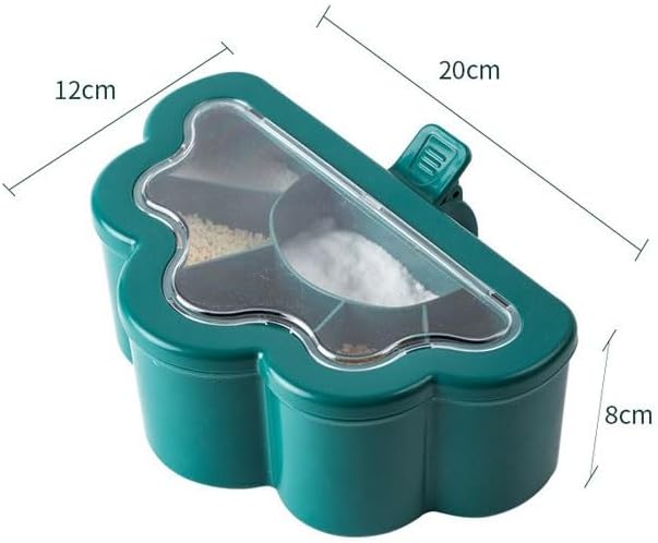 Kitchen Combination Set Multi Compartment Layered Container for Seasoning