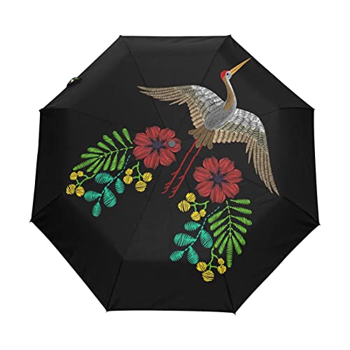 Parapluie pliant automatique coupe-vent ultra-léger pour femme et enfant