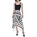 Karl Lagerfeld Paris Women's Sportswear Skirt, Soft White/Black, X-Large
