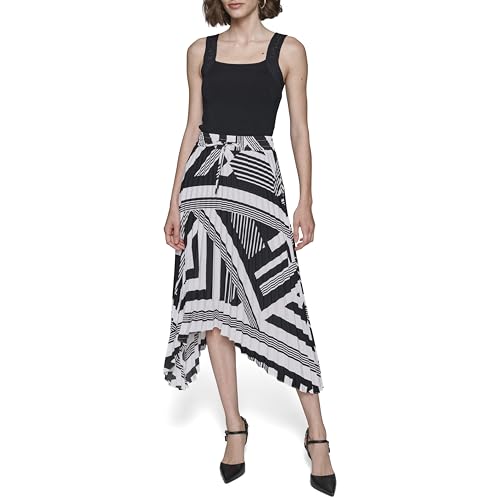 KARL LAGERFELD Women's Fashionable Sleeveless Skirt2
