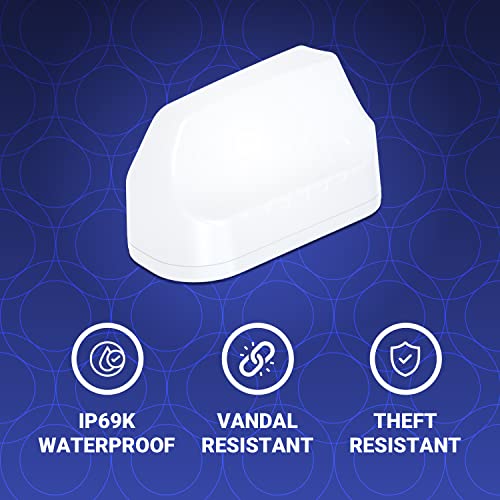 Poynting Mimo-3-17 7-In-1 Transportation & Automotive Antenna | 4X4 Lte Mimo | 2X2 Wifi Mimo | 5G | 4G | Cbrs | Gps/Glonass | 410-3800 Mhz | White #TOP5