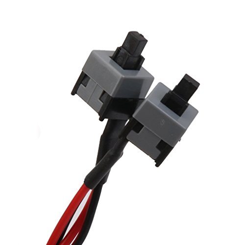 Image of TAAPSEE Power Switch Cable Desktop PC ATX ATX PC Computer Motherboard Power Cable Switch On /Off /Reset Button Computer Cable (5 PACK)