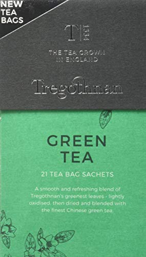 Tregothnan Green Tea 21 Sachet Box