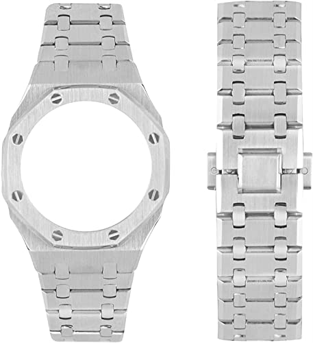 Bracelet GA-2100 métal en acier inoxydable premium pour montre Casio