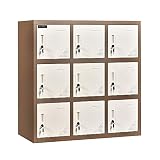 MAYROY Metal Locker Office Storage Locker Home Steel Locker School Storage Organizer, Storage Cabine