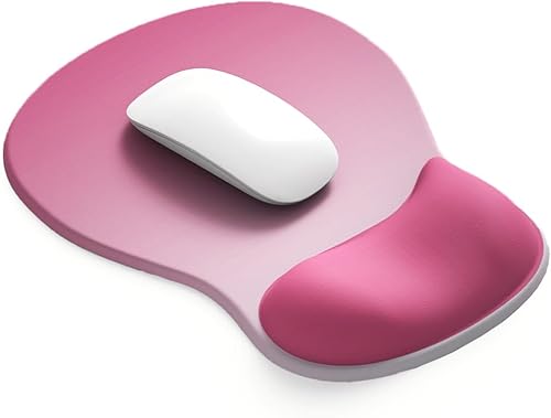 Miniatura 29 de DEMON CHEST ErgoComfort Gel Alfombrilla de Ratón con Reposamuñecas Ergonómica para Oficina - Alfombrilla de Ratón con Soporte para Muñecas - 02Pink