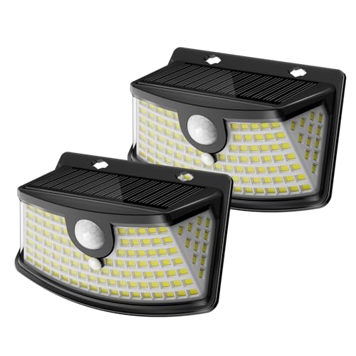 Aootek New Solar Motion Sensor Lights 120 LEDs with Lights Reflector,270&deg; Wide Angle, IP...