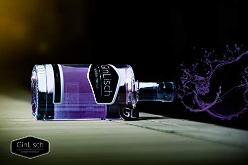 GinLisch Dry Gin | Veilchen trifft rosa Pfeffer | 17 Bio Botanicals | 40% 500 mL – Bild 3