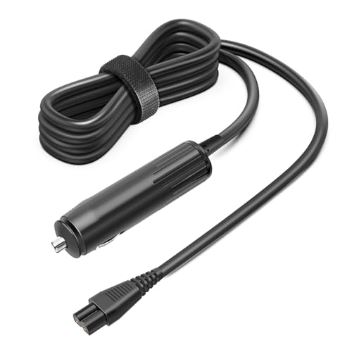 KFD DC 12V/24V Autoladekabel KFZ Netzteil für Kärcher Mobile Outdoor Cleaner OC 3 Plus OC 3 Adventure Box/Bike Box/Pet Box, EDI 4 Eiskratzer Kärcher FC3 EWM 2 Bodenreiniger Auto Ladegerät DC Adapter