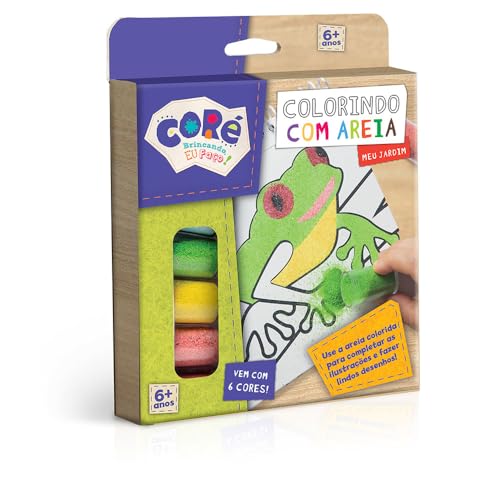 Colorindo com Areia - Meu Jardim - Coré - Toyster Brinquedos