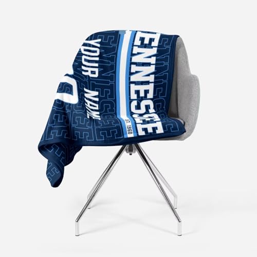 Image of ANTKING Tennessee Throw Blanket for Men Women Boy Custom Name and Number Gifts