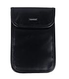 Toptekits D66 Simple PU Leather Cell Phone Anti-tracking Anti-spying GPS Rfid Signal Blocker Pouch Case Bag for iPhone / iPod /Samsung S6/smart phone Other Electronic Products(Black)