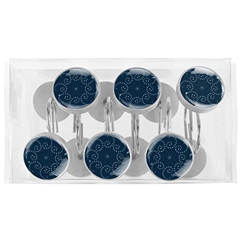 Crochets de rideau de douche haut de gamme acier inoxydable robuste