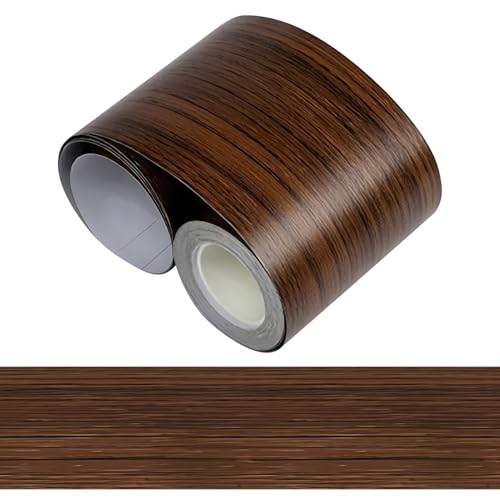 Espejo De Grano De Madera, Borde De Marco Decorativo, Cinta Impermeable Con PVC, Pegatina Extraíble Con Adhesivo, Borde Autoadhesivo Con Madera, Papel Pintado Despegar Y Pegar Para Baño Cocina